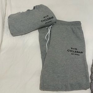 CycleBar Gray Sweat Set!